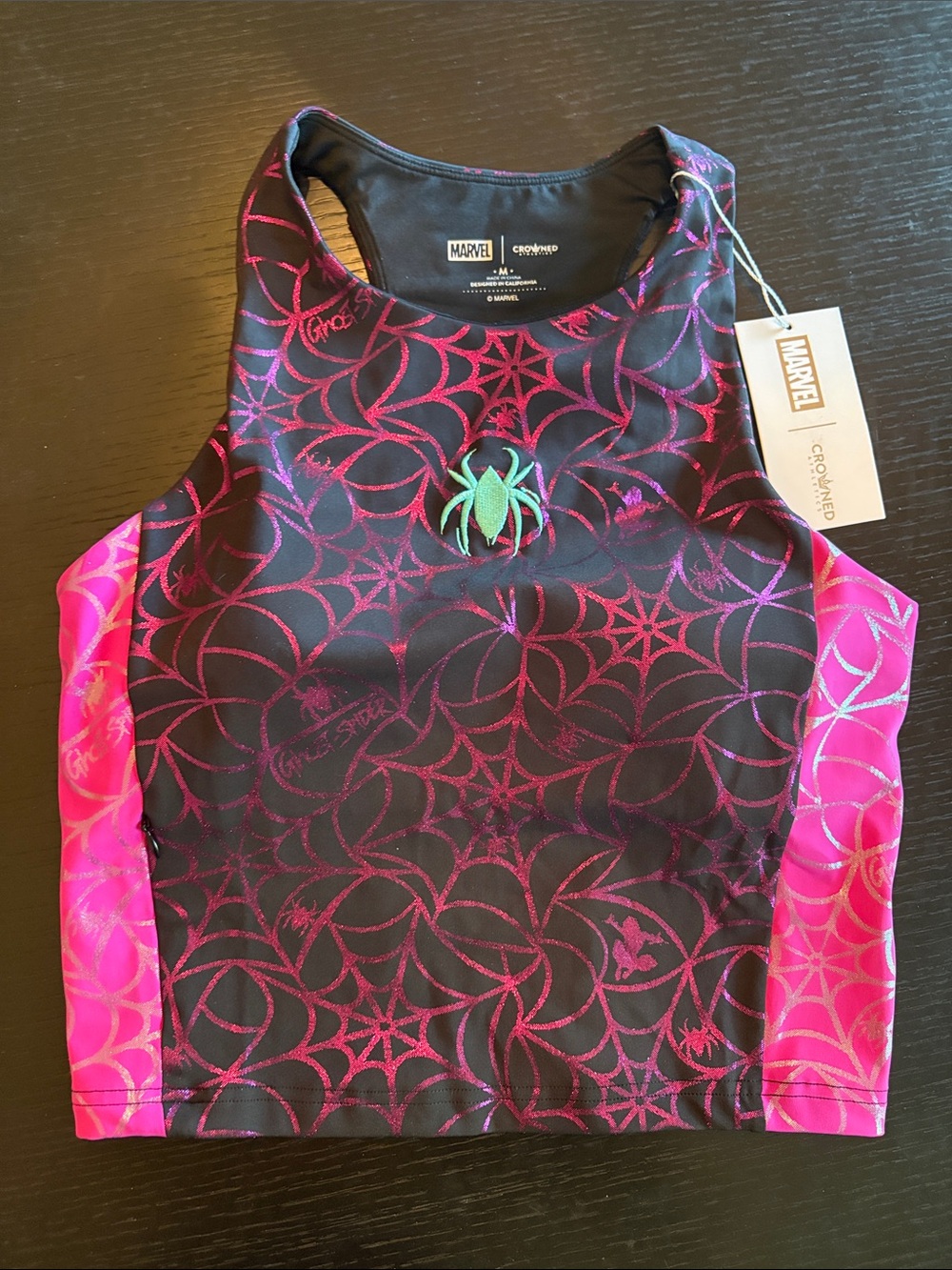 Crowned Athletics Marvel Ghost Spider Power Tank